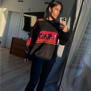 Black pink and orange LSKD Sweatshirt